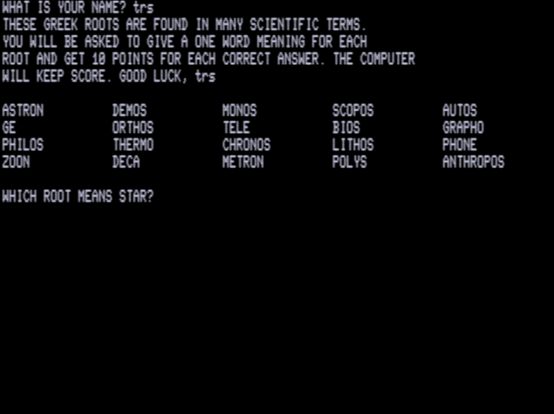 Screen shot
